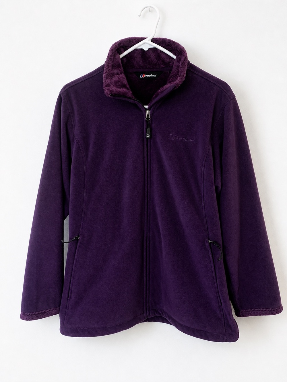 Berghaus Outdoorsy Fleece Jacket Size 14 Purple Full Zip